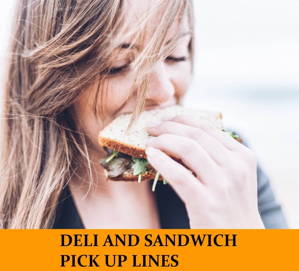 Pick Up Lines About Sandwich and Deli